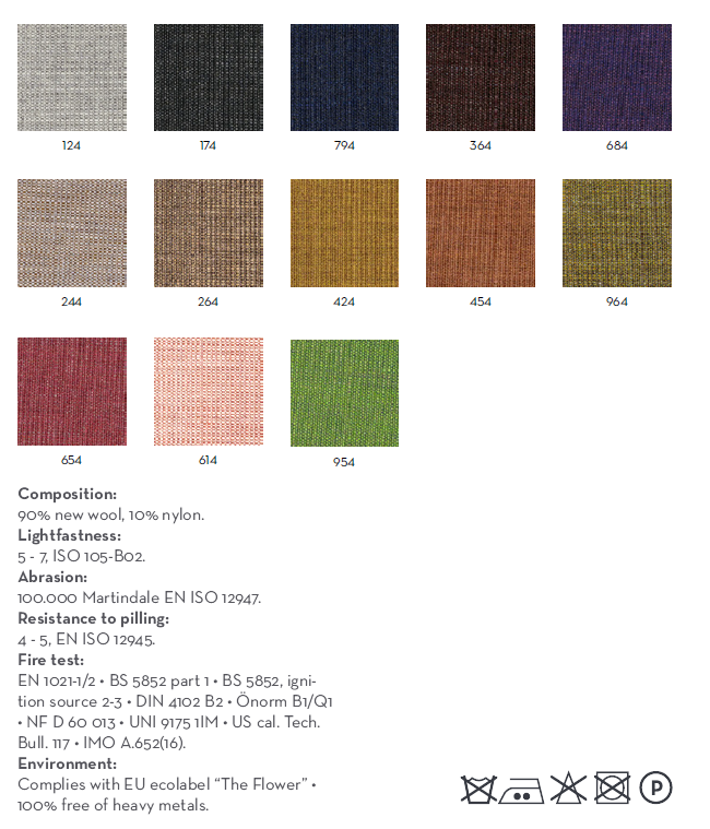 Fabrics - Category G5: Canvas By Kvadrat