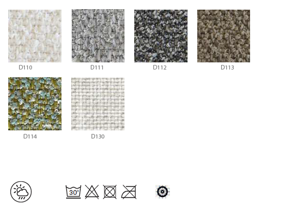 Category D Fabrics: D110 - D114 & D130