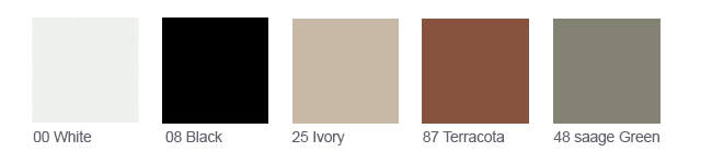 Frame finishes - Seating Models