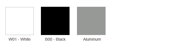 Standard Lacquered  Metal Base Finishes - M1