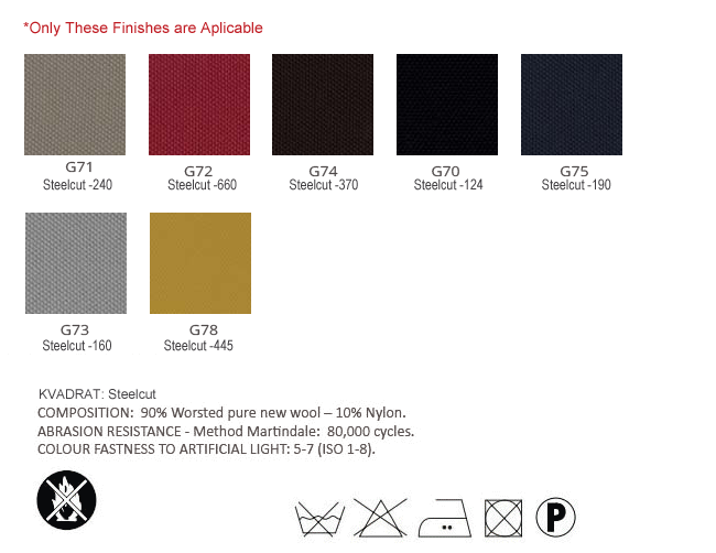 Category G - Fire Retardant Fabric: G70-G78
